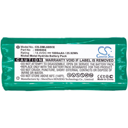Replacement Battery for Aircraftvacuums  Pilot – Vacuum – 1800mAh / 25.92Wh / 14.4V
