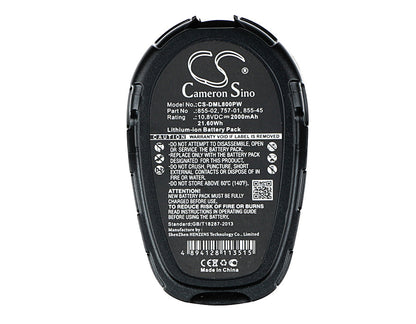 Replacement Battery for DREMEL  8000-01 – Power Tools – 2000mAh / 21.60Wh / 10.8V