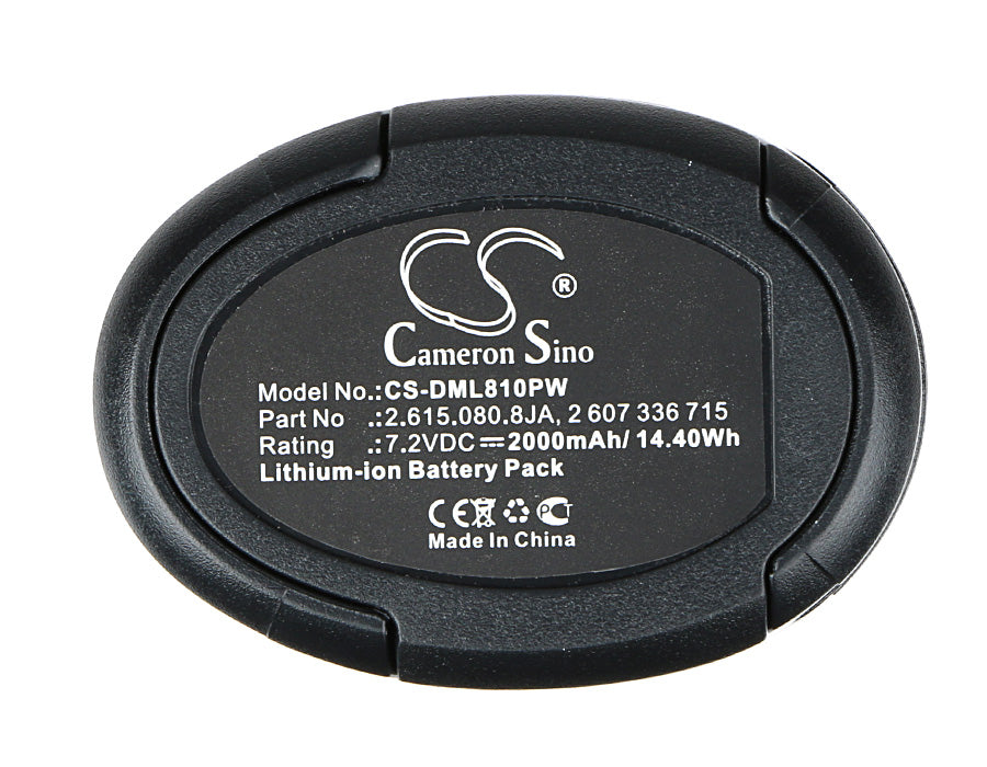 Replacement Battery for DREMEL  8100 – Power Tools – 2000mAh / 14.40Wh / 7.2V