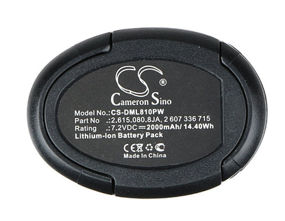 Replacement Battery for DREMEL  8100 – Power Tools – 2000mAh / 14.40Wh / 7.2V