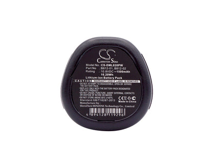 Replacement Battery for Wurth  Master 10.8 – Power Tools – 1500mAh / 16.20Wh / 10.8V