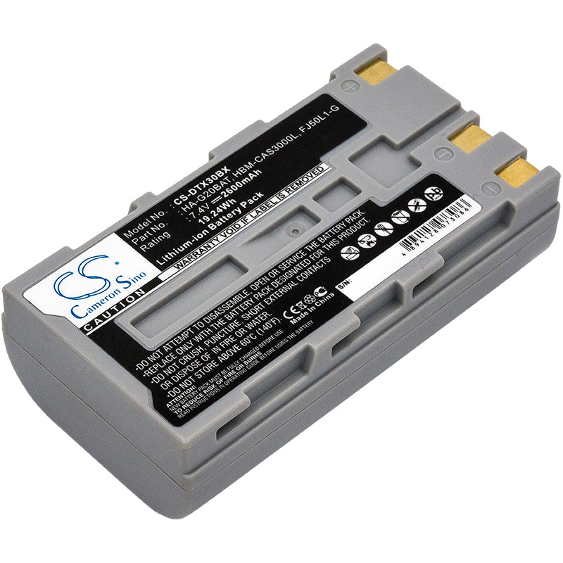 Replacement Battery for Casio  DT-X30 – Barcode Scanner – 2600mAh / 19.24Wh / 7.4V