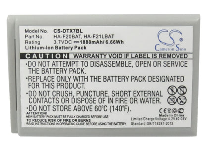 Replacement Battery for Casio  DT-X7 – Barcode Scanner – 1880mAh / 3.7V