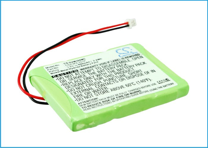 Replacement Battery for Digital Ally  DVM 500 – Camera – 600mAh / 2.16Wh / 3.6V