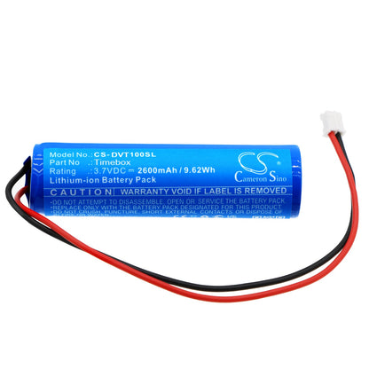 Replacement Battery for Divoom  Timebox – Speaker – 2600mAh / 9.62Wh / 3.7V