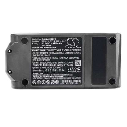 Replacement Battery for Dyson 268804-01, 269054-01, 269232-01, – 4200mAh / 105.84Wh