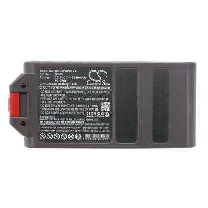 Replacement Battery for Dyson Detect Slim, SV26, SV30, – 2500mAh / 63.0Wh