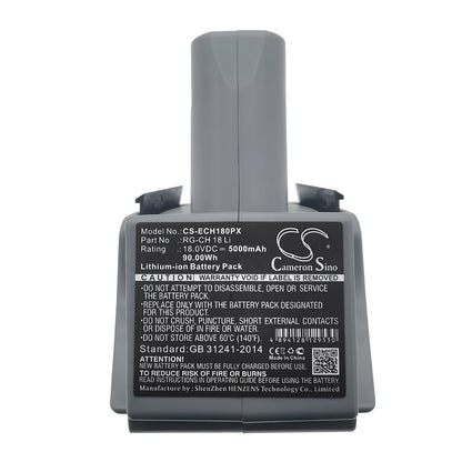 Replacement Battery for Einhell  RG-CH 18 Li – Power Tools – 5000mAh / 90.00Wh / 18.0V