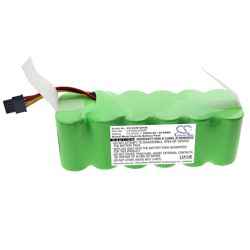 Replacement Battery for RobZone  Duoro XClean – Vacuum – 2000mAh / 28.80Wh / 14.4V