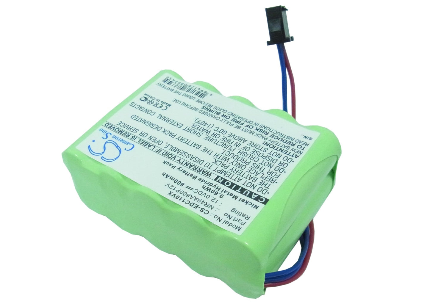Replacement Battery for Ricambi  Robot Aspiratore Imetec – Vacuum – 800mAh / 9.60Wh / 12.0V