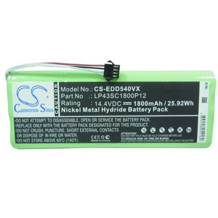 Replacement Battery for Ecovacs Deebot D35, Deebot D523, Deebot D54, – 1800mAh / 25.92Wh