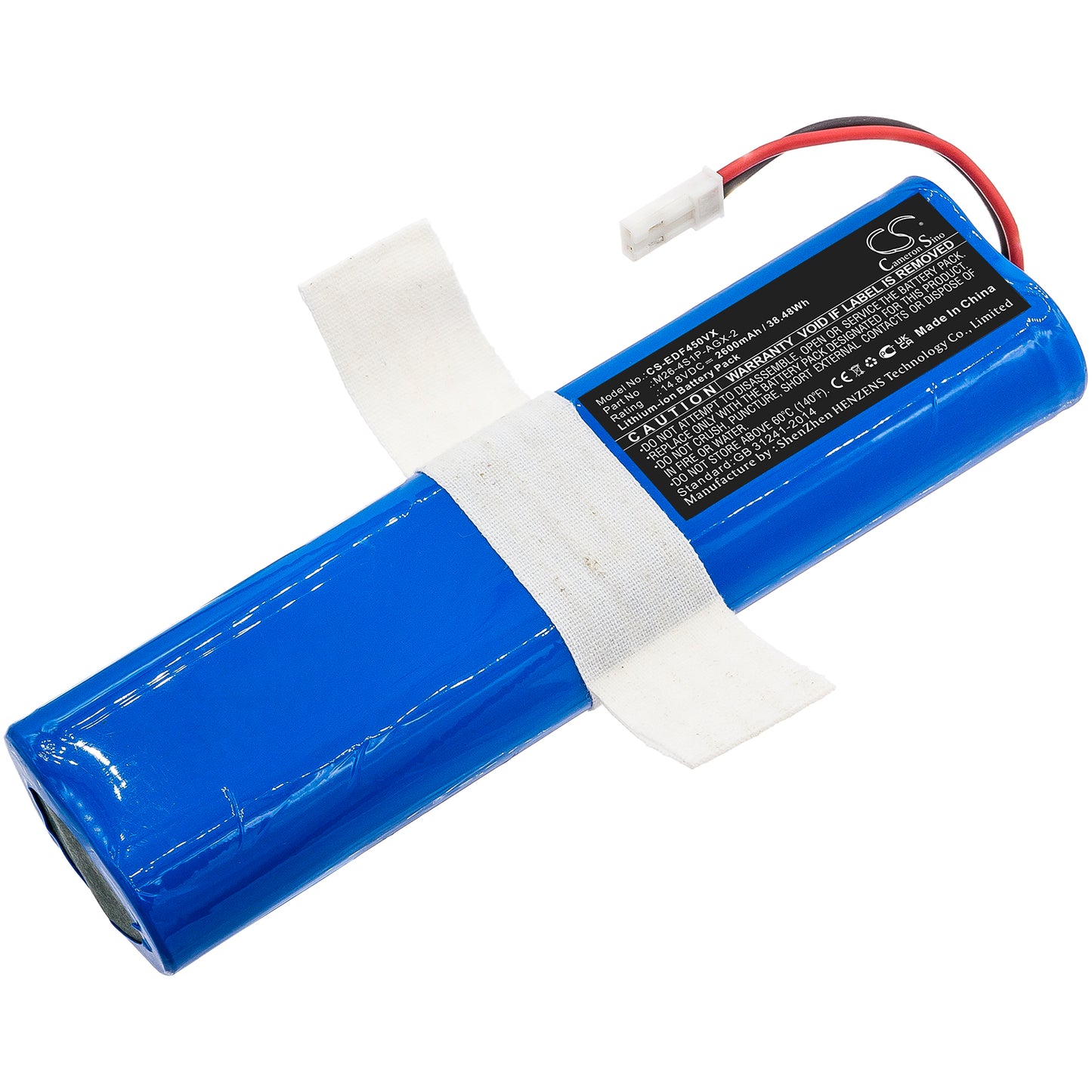 Replacement Battery for Ecovacs Deebot DF45, Deebot DF45 Sweeping Robot Cle – 2600mAh / 38.48Wh
