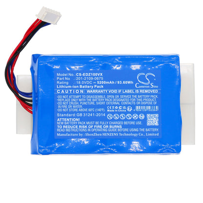 Replacement Battery for Ecovacs  Airbot Z1 – Vacuum – 5200mAh / 93.60Wh / 18.0V