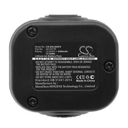 Replacement Battery for Einhell  BT-CD 10.8/3 LI – Power Tools – 2500mAh / 27.00Wh / 10.8V