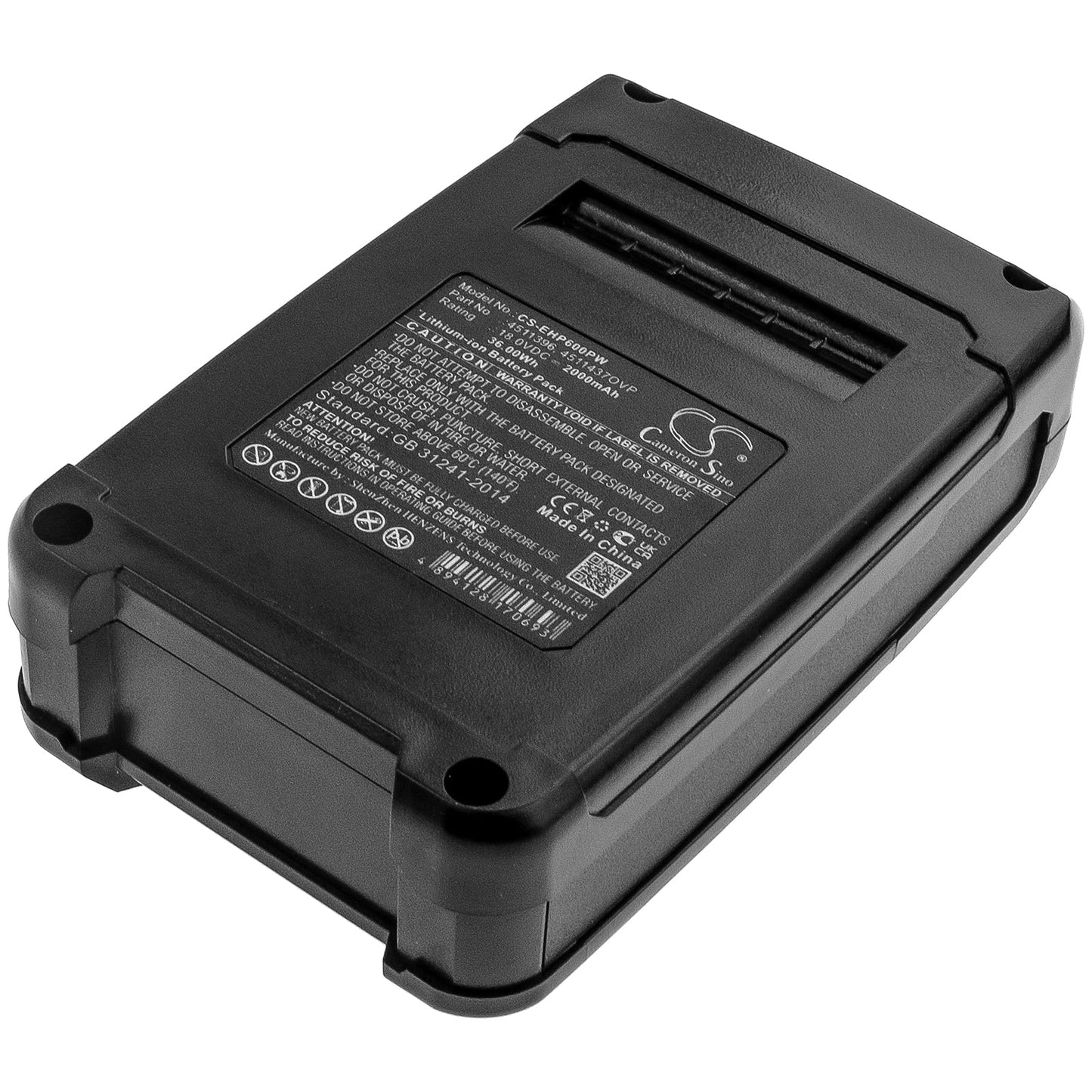 Replacement Battery for Einhell  PX-BAT52 – Power Tools – 2000mAh / 36.00Wh / 18.0V