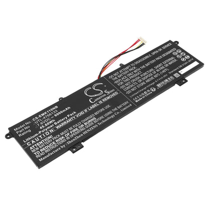 Replacement Battery for Evolve  Maestro E book 11 – Notebook, Laptop – 6000mAh / 45.60Wh / 7.6V