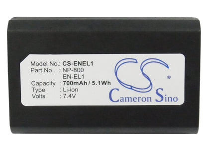 Replacement Battery for NIKON  Coolpix 4300 – Camera – 700mAh / 7.4V