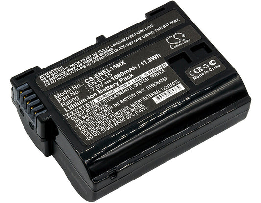 Replacement Battery for Nikon  1 V1 – Camera – 1600mAh / 11.20Wh / 7.0V