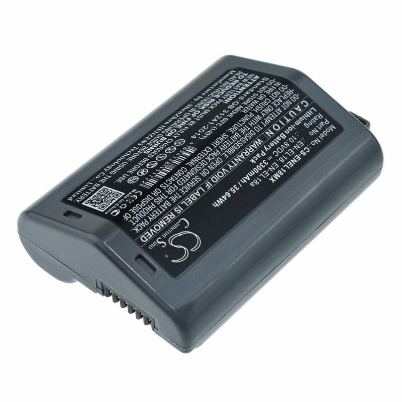 Replacement Battery for Nikon  D4 DSLR – Camera – 3300mAh / 35.64Wh / 10.8V