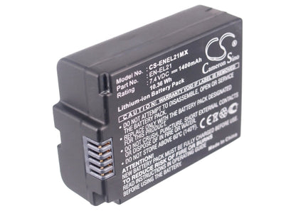 Replacement Battery for Nikon  1 V2 – Camera – 1400mAh / 10.36Wh / 7.4V