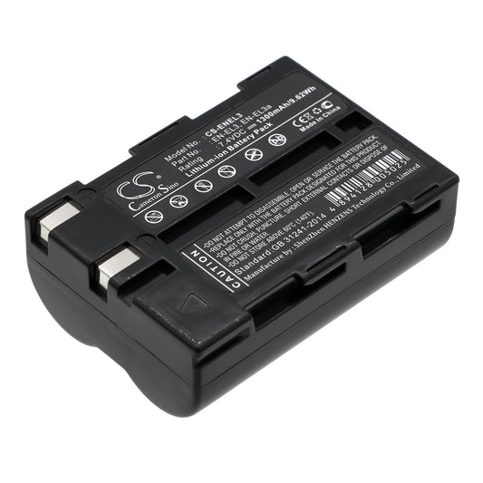 Replacement Battery for NIKON  D100 – Camera – 1300mAh / 7.4V