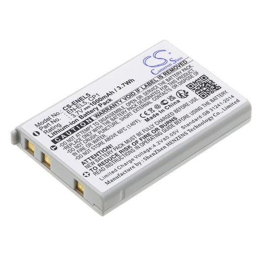 Replacement Battery for NIKON  Coolpix 3700 – Camera – 1000mAh / 3.7Wh / 3.7V