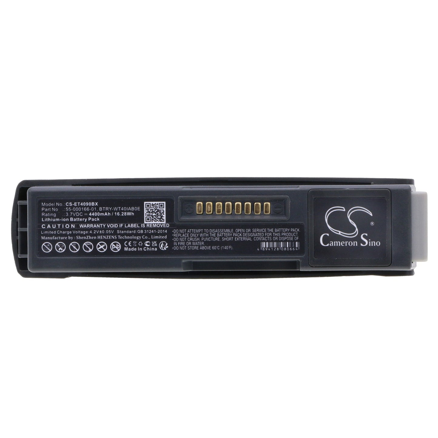 Replacement Battery for Zebra  WT4000 – Barcode Scanner – 4400mAh / 16.28Wh / 3.7V