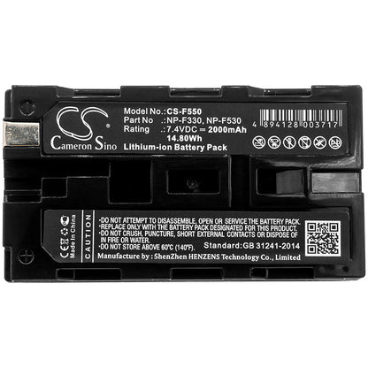 Replacement Battery for Olympus  EYE-TREK – Camera – 2000mAh / 14.8Wh / 7.4V