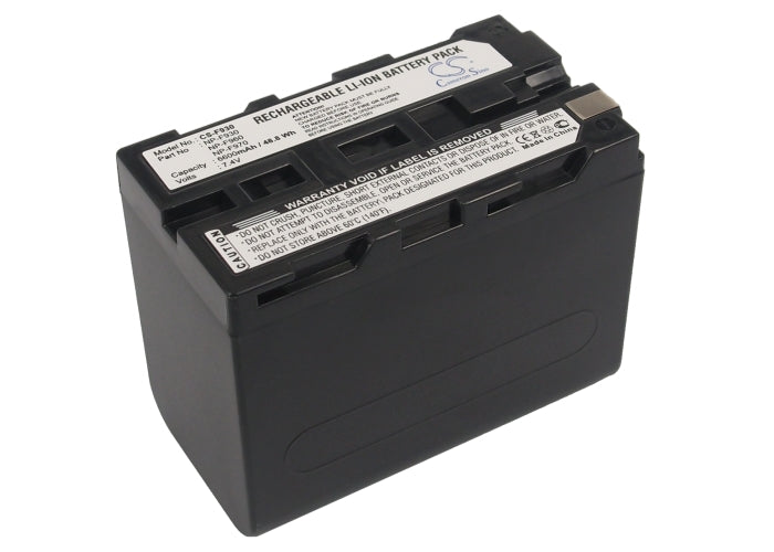 Replacement Battery for Video Devices  4K recording monitors – Camera – 6600mAh / 48.84Wh / 7.4V