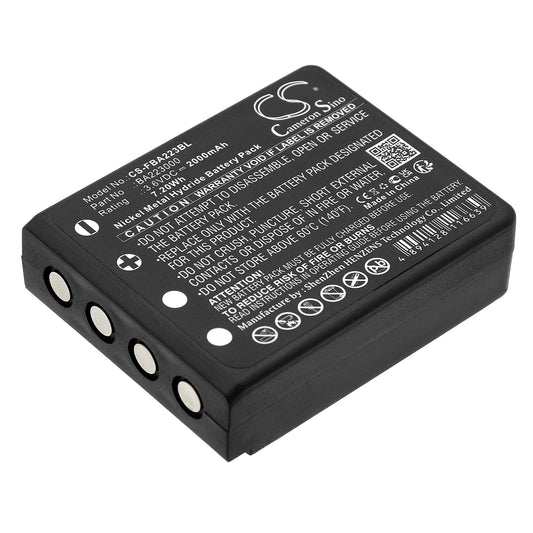 Replacement Battery for HBC  FBFUB09N – Crane Remote Control – 2000mAh / 7.20Wh / 3.6V