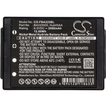 Replacement Battery for HBC  FBFUB09N – Crane Remote Control – 2000mAh / 12.0Wh / 6.0V
