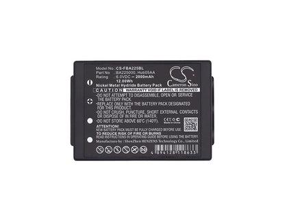 Replacement Battery for HBC  FBFUB09N – Crane Remote Control – 2000mAh / 12.0Wh / 6.0V