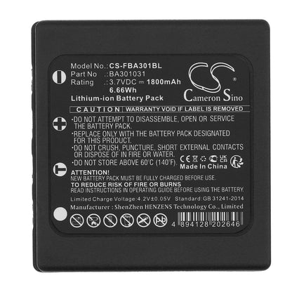 Replacement Battery for HBC  Orbit TC240 – Crane Remote Control – 1800mAh / 6.66Wh / 3.7V