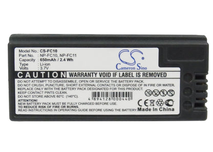 Replacement Battery for Sony  Cyber-shot DSC-F77 – Camera – 650mAh / 3.7V