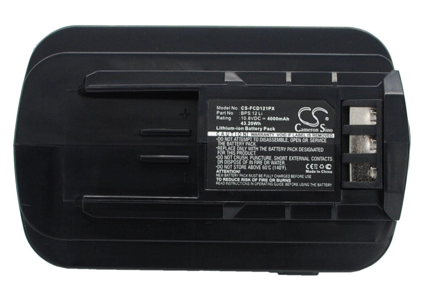 Replacement Battery for Festool  T12+3 Cordless Drill – Power Tools – 4000mAh / 43.20Wh / 10.8V
