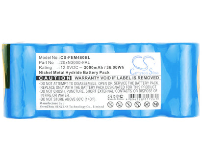 Replacement Battery for Falard  LEM 460 Transport Trolleys Sel – Crane Remote Control – 3000mAh / 36.00Wh / 12.0V