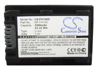 Replacement Battery for Sony  CR-HC51E – Camera – 3300mAh / 7.4V