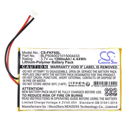 Replacement Battery for Falk  F3 – GPS, Navigator – 1200mAh / 3.7V