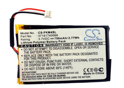 Replacement Battery for FALK  M2 – GPS, Navigator – 750mAh / 3.7V