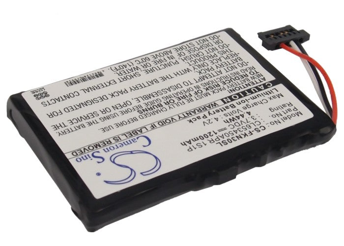 Replacement Battery for FALK  E30 – GPS, Navigator – 1200mAh / 4.44Wh / 3.7V
