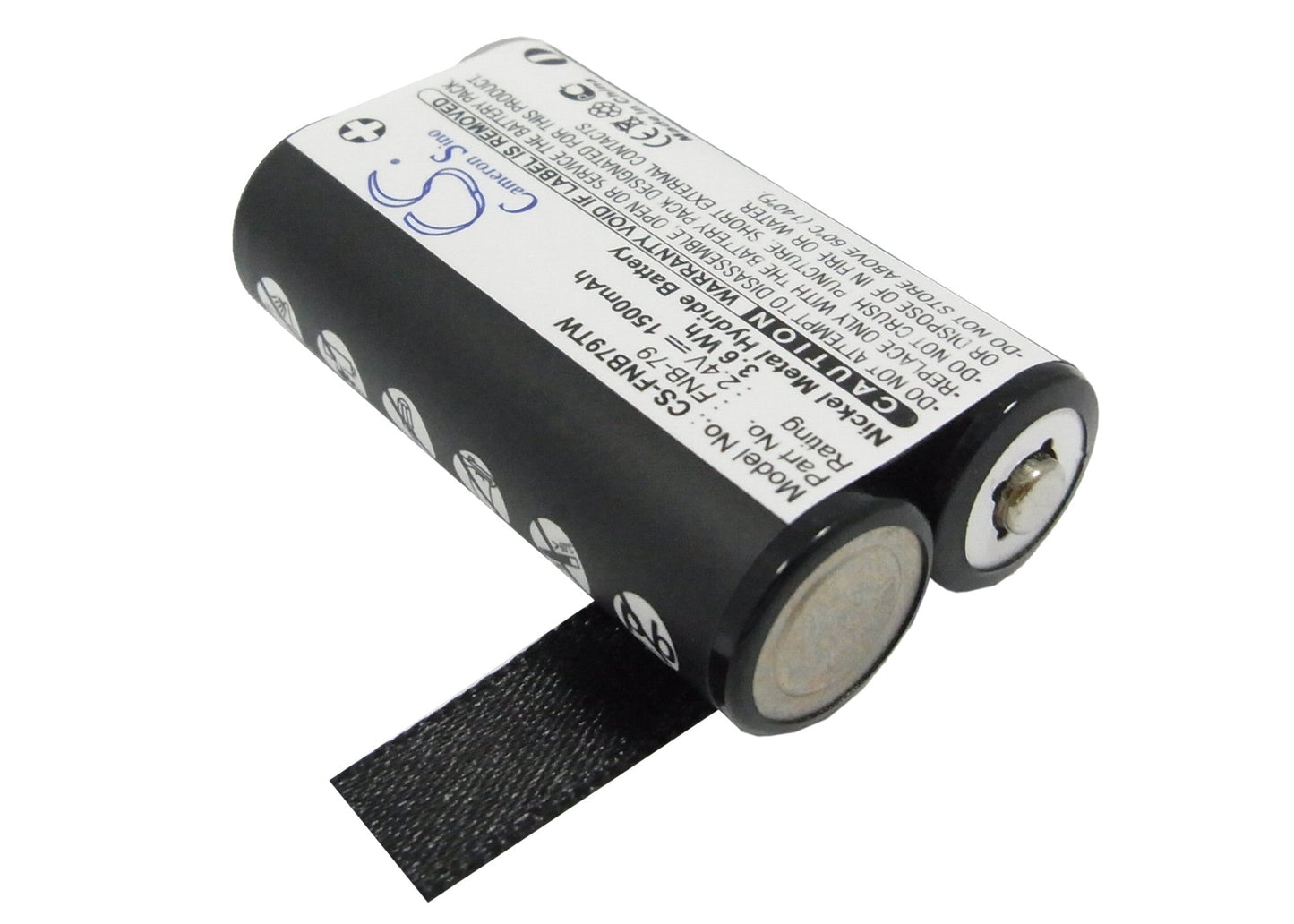 Replacement Battery for YAESU  VR-120 – Two-Way Radio – 1500mAh / 3.60Wh / 2.4V