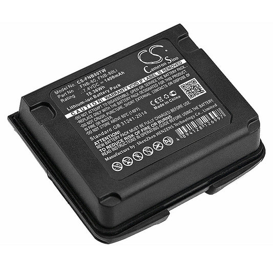 Replacement Battery for YAESU  VX-5 – Two-Way Radio – 1400mAh / 10.36Wh / 7.4V