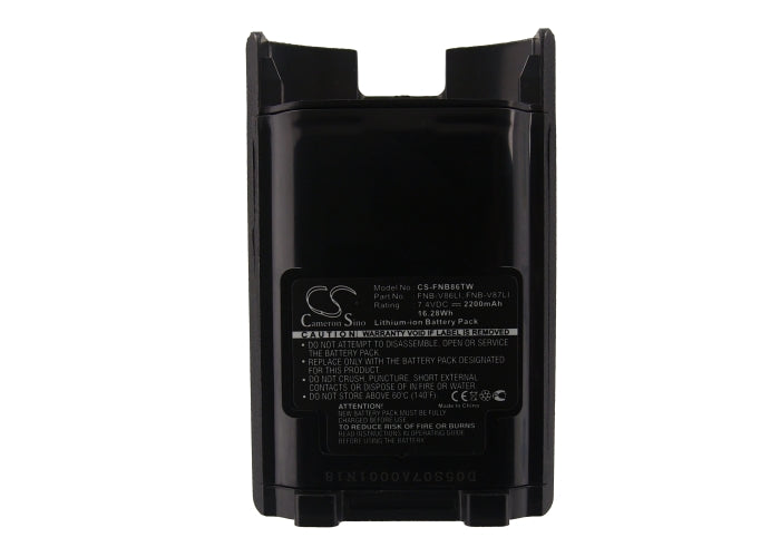 Replacement Battery for YAESU  VX-600 – Two-Way Radio – 2200mAh / 16.28Wh / 7.4V