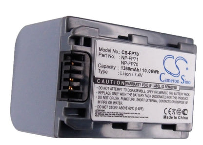 Replacement Battery for Sony  DCR-DVD105 – Camera – 1360mAh / 7.4V