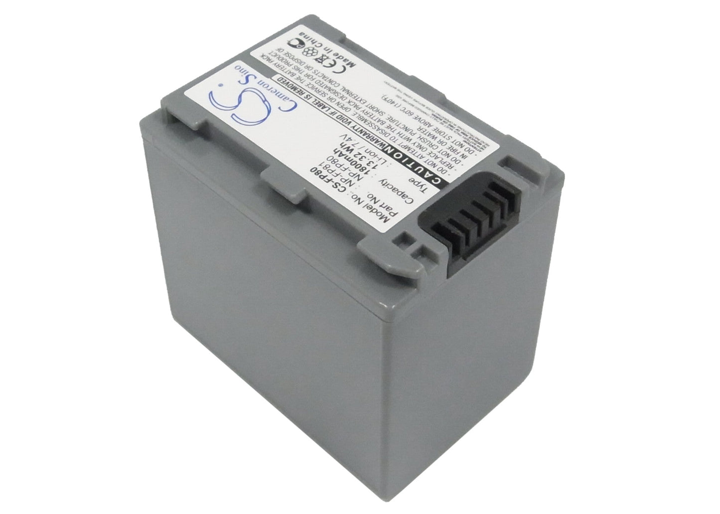 Replacement Battery for Sony  DCR-30 – Camera – 1800mAh / 7.4V