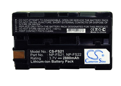 Replacement Battery for Sony  DCR-PC1 – Camera – 2880mAh / 3.7V