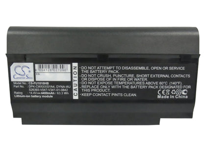 Replacement Battery for Fujitsu  CWOAO – Notebook, Laptop – 4400mAh / 14.4V