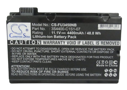 Replacement Battery for Fujitsu  Amilo Pi3450 – Notebook, Laptop – 4400mAh / 11.1V