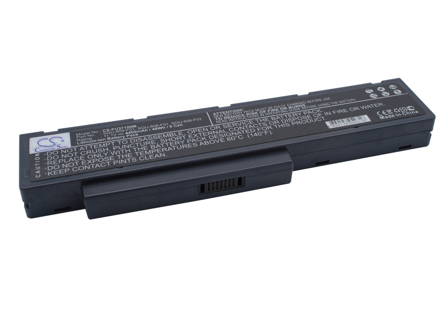 Replacement Battery for Fujitsu  Amilo Li3710 – Notebook, Laptop – 4400mAh / 48.84Wh / 11.1V