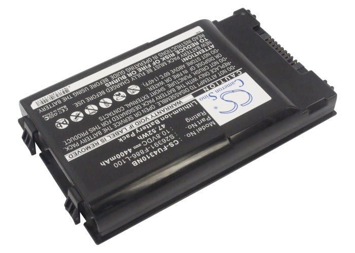 Replacement Battery for Fujitsu  LifeBook T1010 – Notebook, Laptop – 4400mAh / 47.52Wh / 10.8V